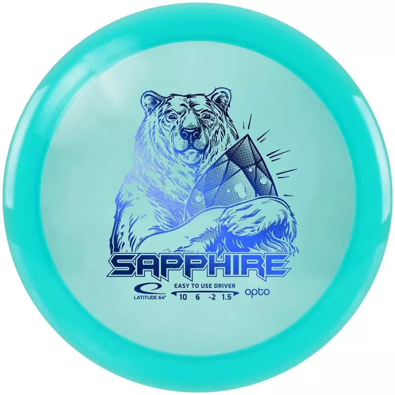 Latitude 64 - Frisbeegolf Distance Driver - Opto Sapphire - Turkis