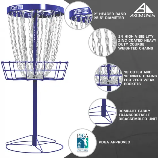Axiom Pro Disc Golf Basket - Kurv - Rød - Bilde 2